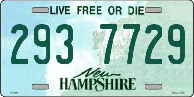 NH license plate 2937729