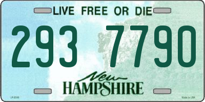NH license plate 2937790