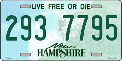 NH license plate 2937795