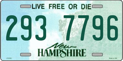 NH license plate 2937796