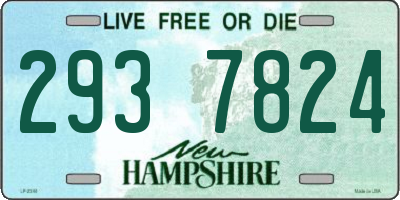 NH license plate 2937824