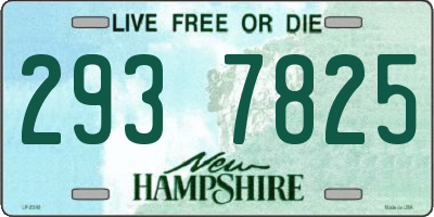 NH license plate 2937825