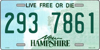 NH license plate 2937861