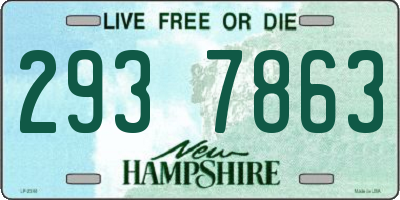 NH license plate 2937863
