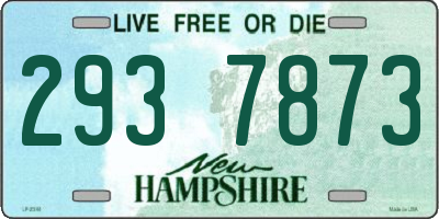 NH license plate 2937873