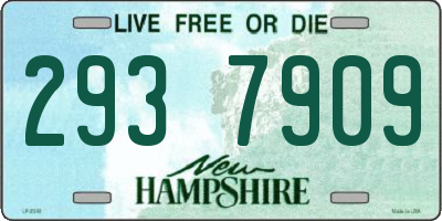 NH license plate 2937909