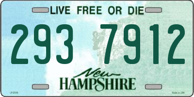 NH license plate 2937912