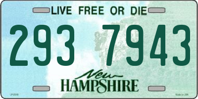 NH license plate 2937943