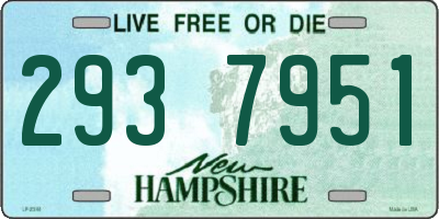 NH license plate 2937951