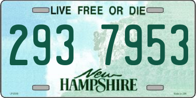 NH license plate 2937953