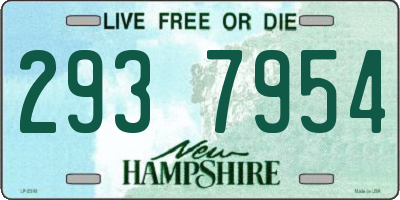 NH license plate 2937954