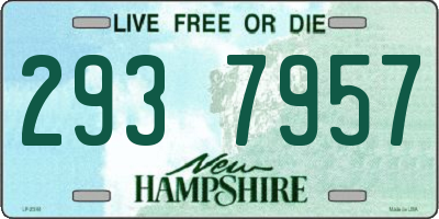 NH license plate 2937957