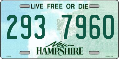 NH license plate 2937960