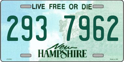 NH license plate 2937962