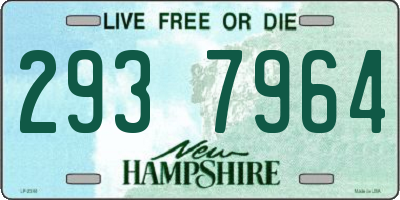 NH license plate 2937964