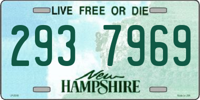 NH license plate 2937969