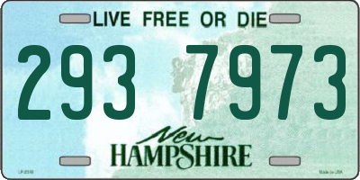 NH license plate 2937973