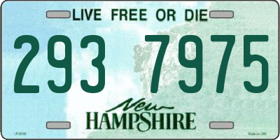 NH license plate 2937975