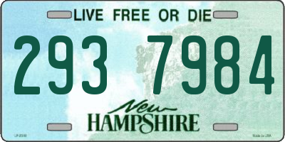 NH license plate 2937984