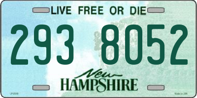 NH license plate 2938052