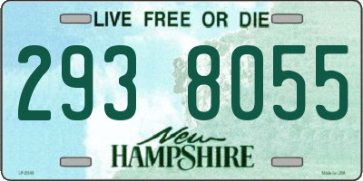NH license plate 2938055