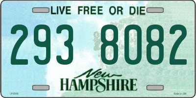 NH license plate 2938082