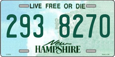 NH license plate 2938270