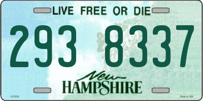 NH license plate 2938337