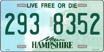 NH license plate 2938352