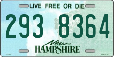 NH license plate 2938364