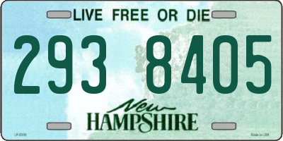 NH license plate 2938405