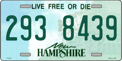 NH license plate 2938439