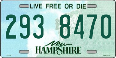 NH license plate 2938470