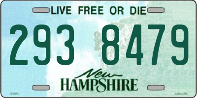 NH license plate 2938479