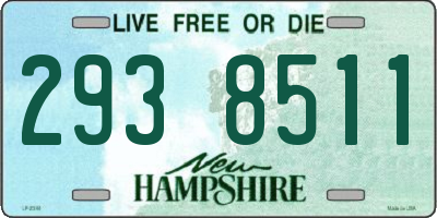 NH license plate 2938511