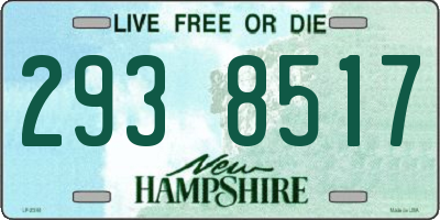 NH license plate 2938517