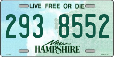 NH license plate 2938552