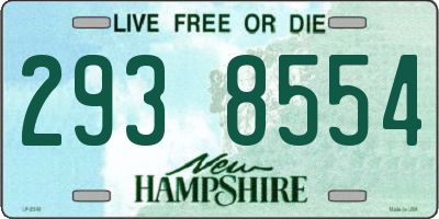 NH license plate 2938554