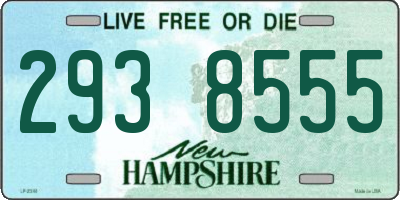 NH license plate 2938555