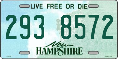 NH license plate 2938572