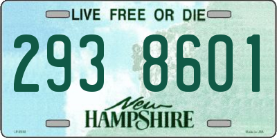 NH license plate 2938601