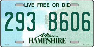 NH license plate 2938606