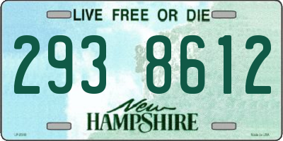 NH license plate 2938612