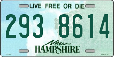 NH license plate 2938614