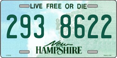 NH license plate 2938622