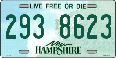 NH license plate 2938623
