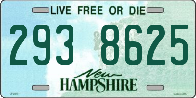 NH license plate 2938625