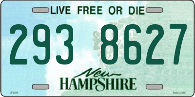 NH license plate 2938627