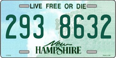NH license plate 2938632