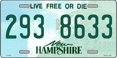 NH license plate 2938633